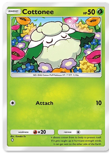 Pokemon TCG Pocket Cards: Cottonee